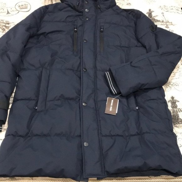 Michael Kors Front Zip Hooded Coat - Picture 5 of 9